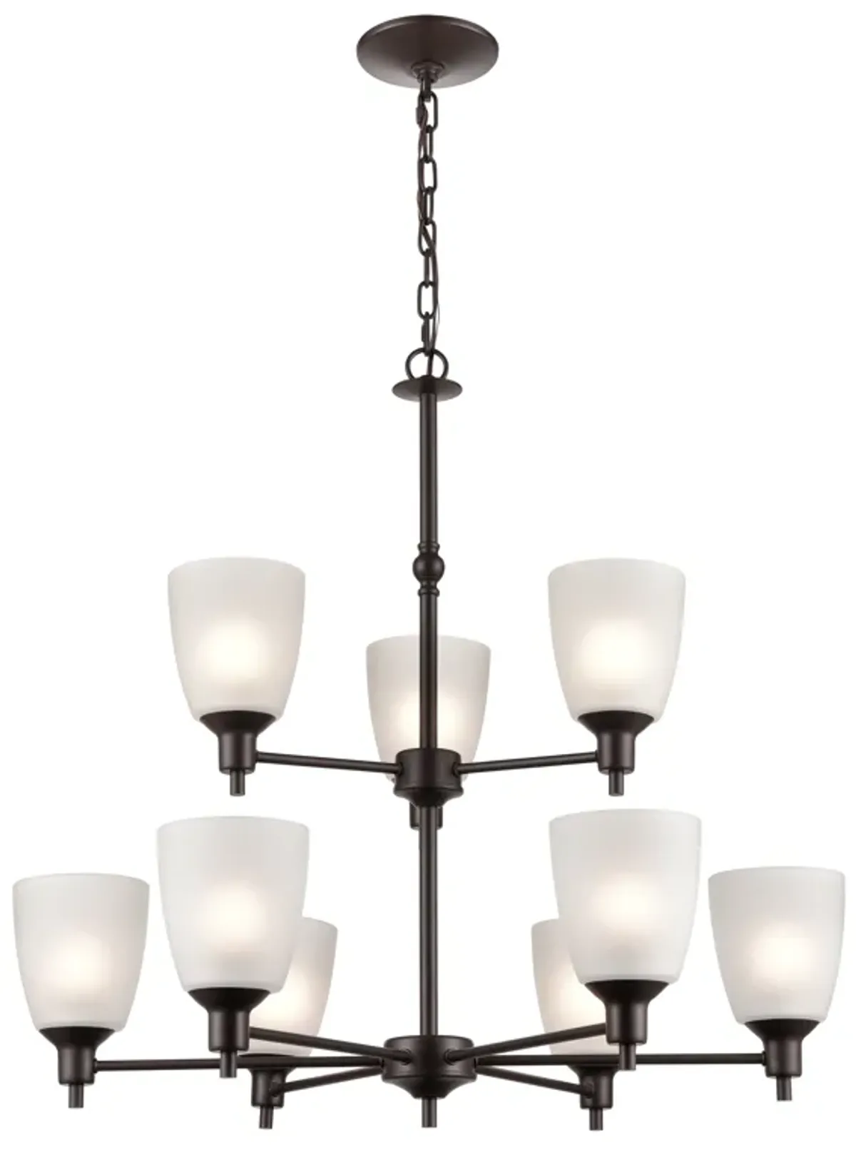 Jackson 29" Wide 9-Light Chandelier - Oil Rubbed Bronze