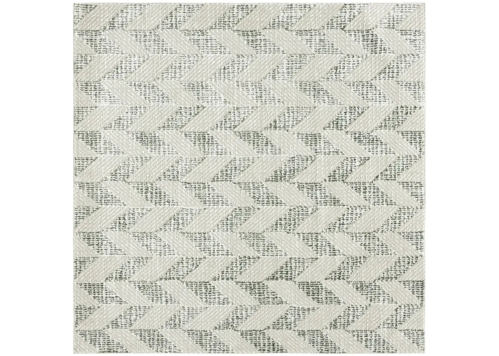 REVIVE 122 SAGE  6'-7' x 6'-7' Square Square Rug