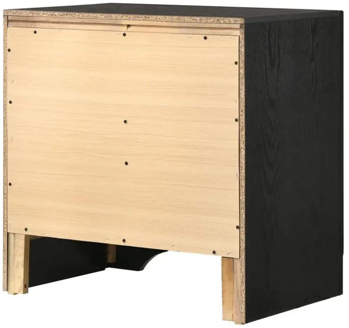 Miranda 2-drawer Nightstand Tray Black