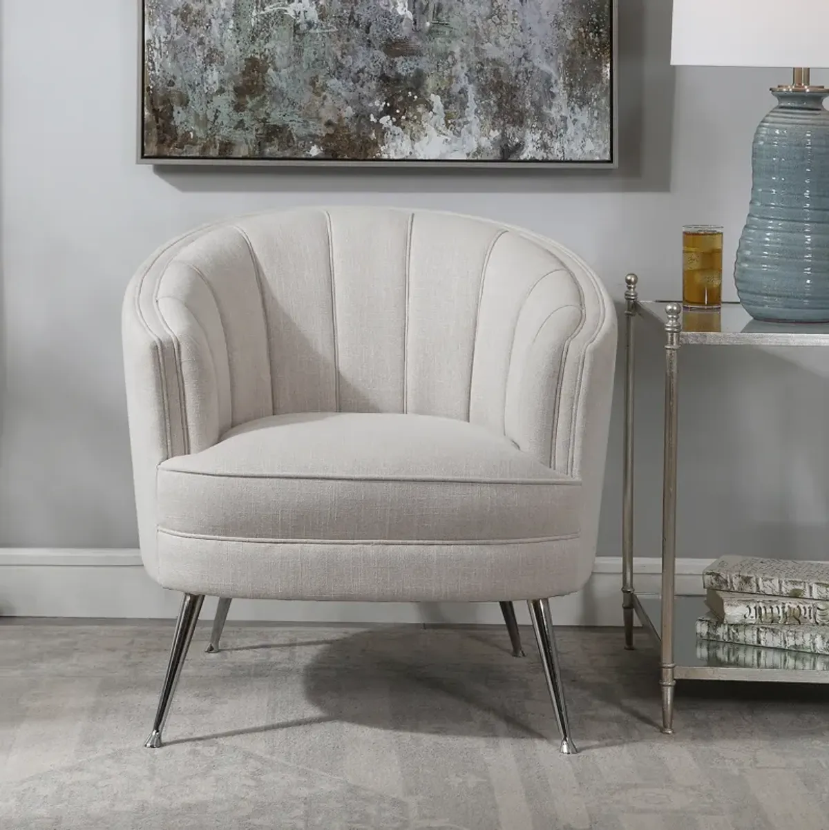 Janie Mid-Century Accent Chair