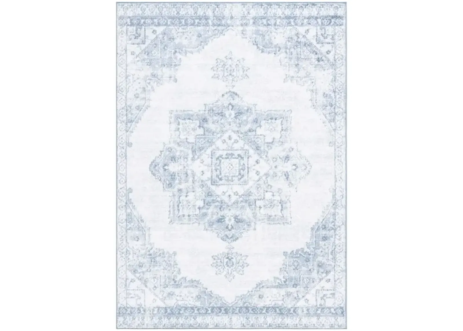 LAYLA 100 Blue  4'-5' x 6'-5' Medium Rectangle Rug