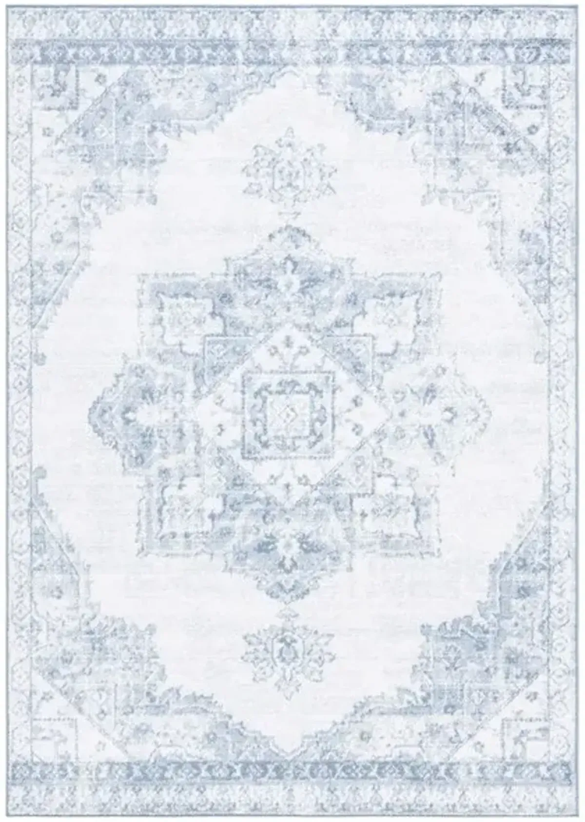 LAYLA 100 Blue  4'-5' x 6'-5' Medium Rectangle Rug