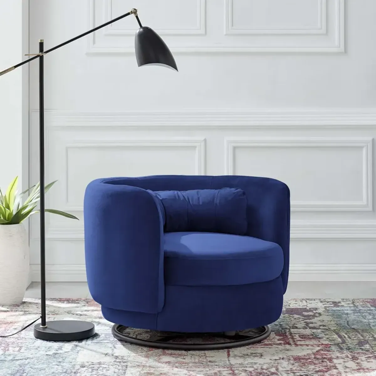 Relish Performance Velvet Performance Velvet Swivel Chair