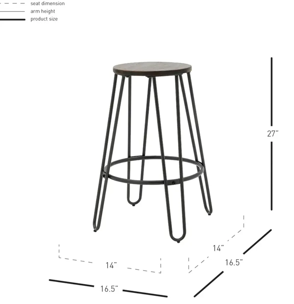 Joe  Backless Stool