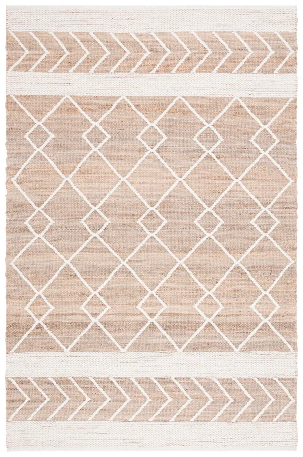 NATURAL FIBER Hand Woven 4' x 6' area rug