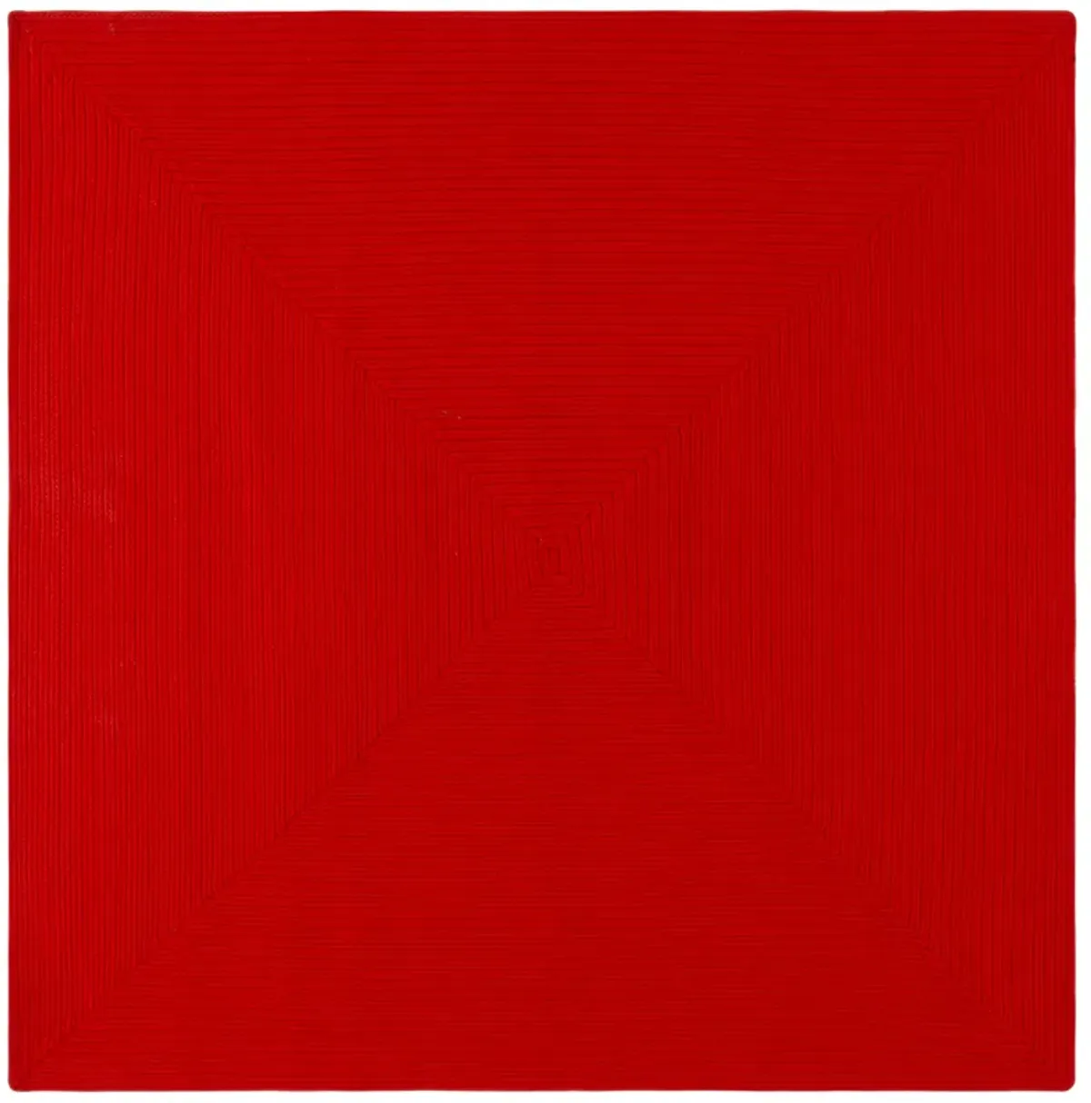 BRAIDED Hand Woven 6' x 6' Square area rug