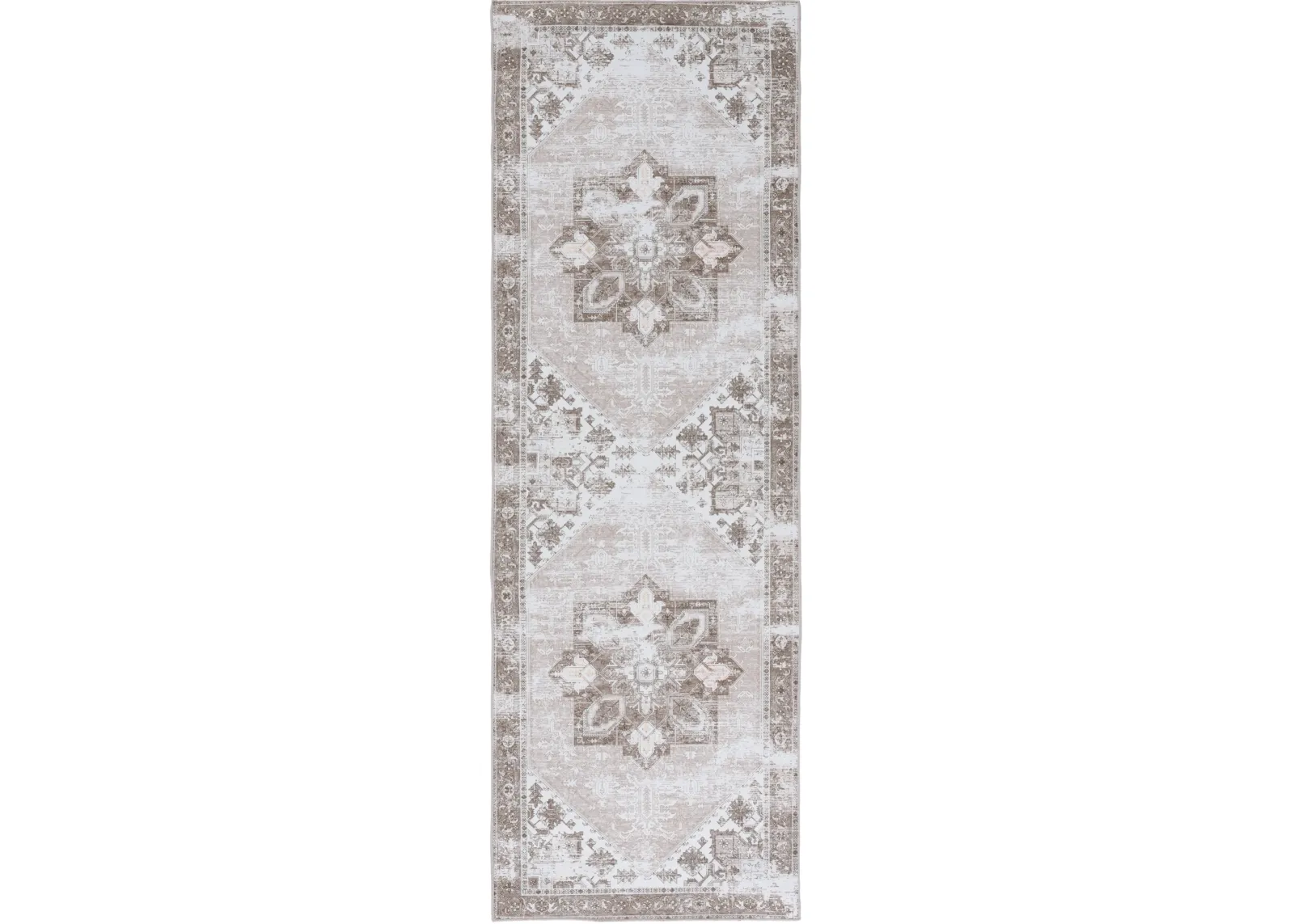 TUCSON 102 M/W S/R SAGE  2'-6' x 22' Runner Rug