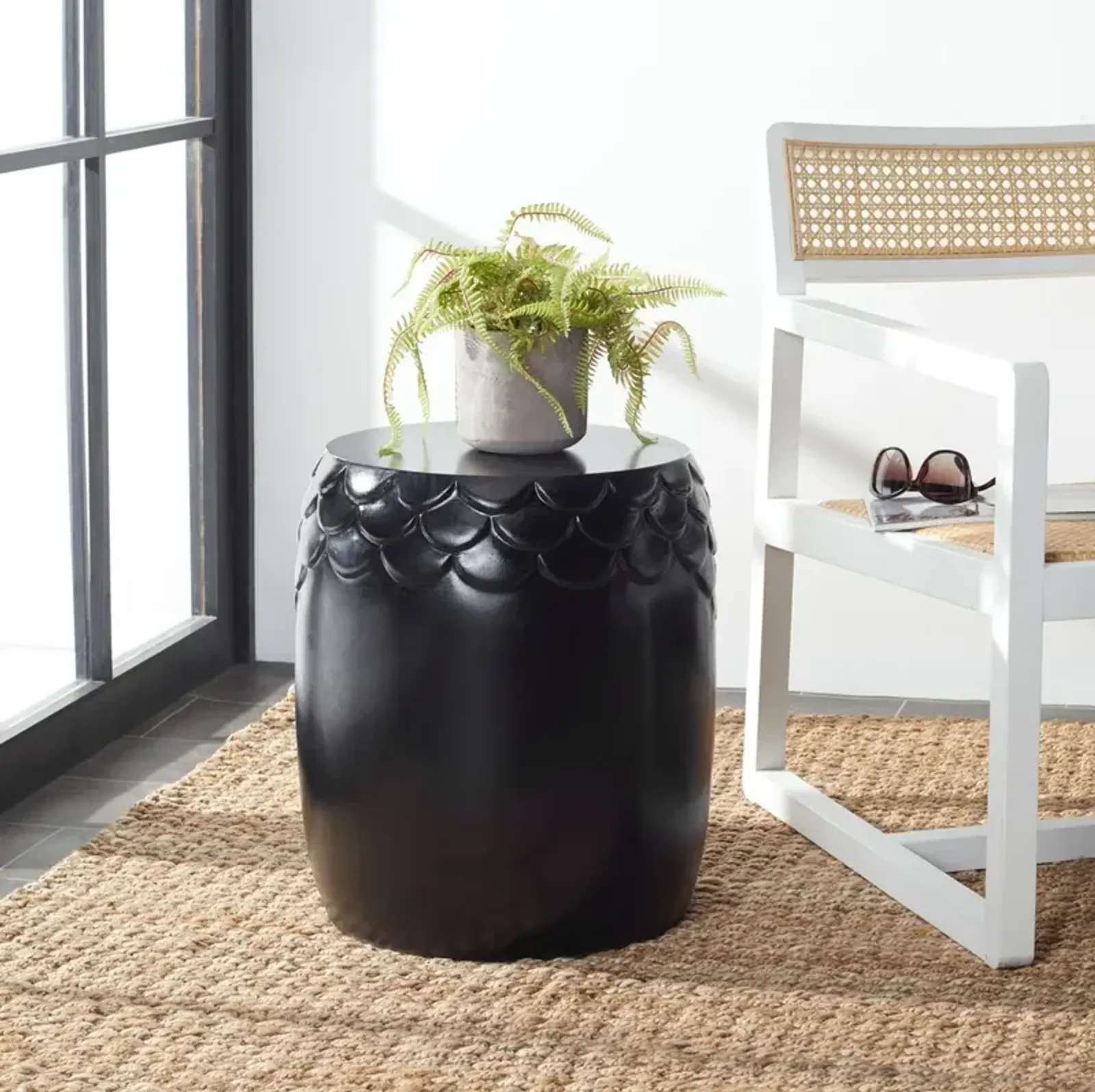 Julyvia Outdoor Accent Stool