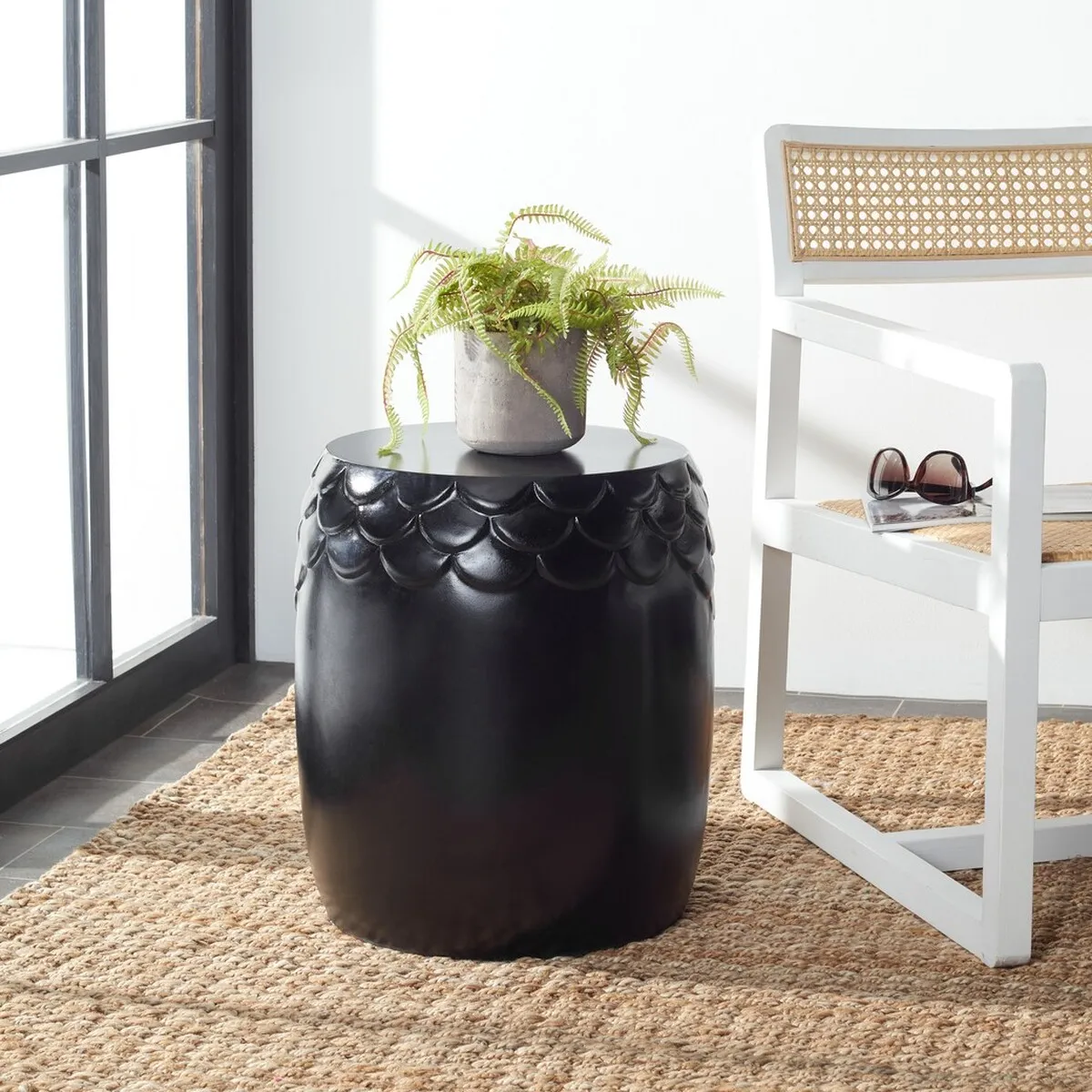 Julyvia Outdoor Accent Stool