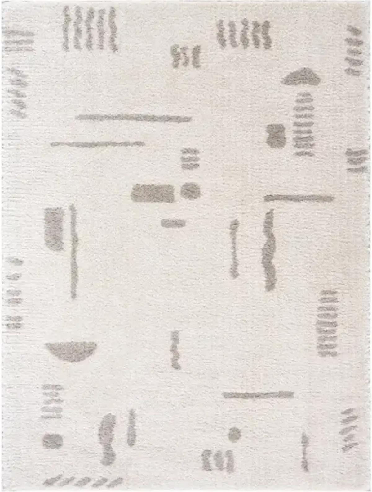 Fossay Shag FSG-2304 5'3" x 7' Machine Woven Rug