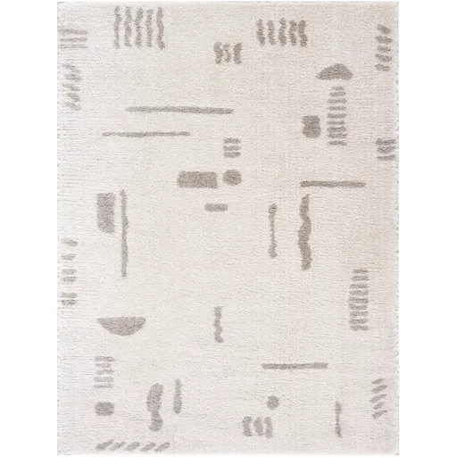 Fossay Shag FSG-2304 5'3" x 7' Machine Woven Rug