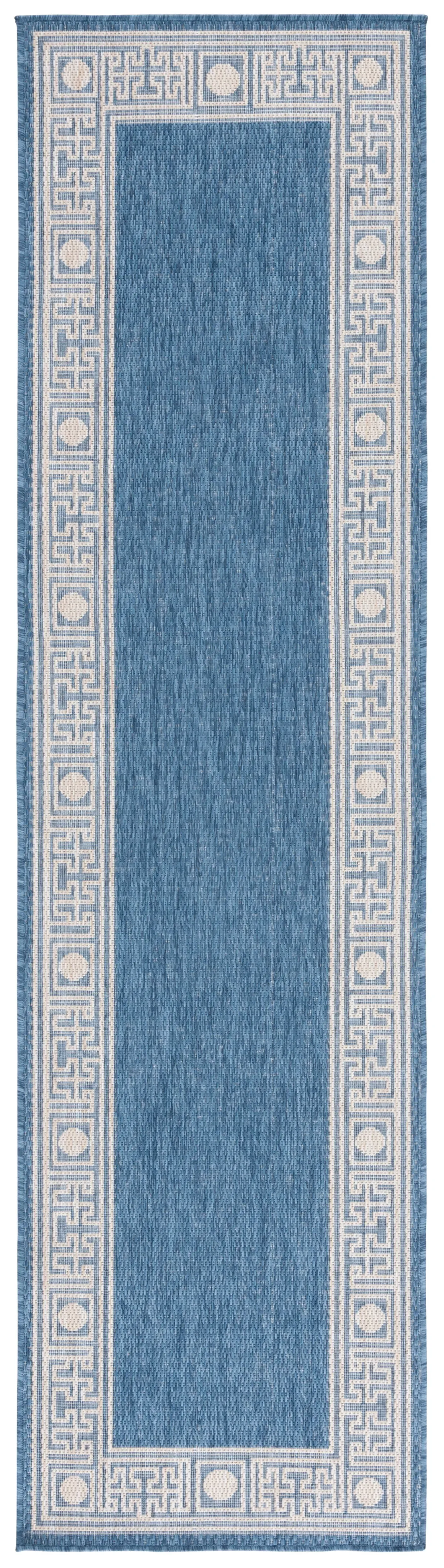 BEACH HOUSE 276 BLUE  2'-2' x 6' Runner Rug