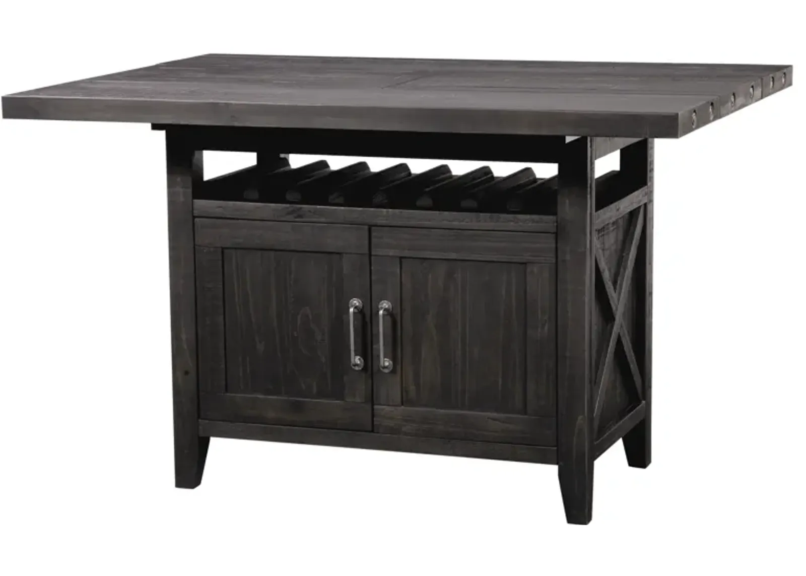 Yosemite Counter Height Rectangular Extension Table in Cafe