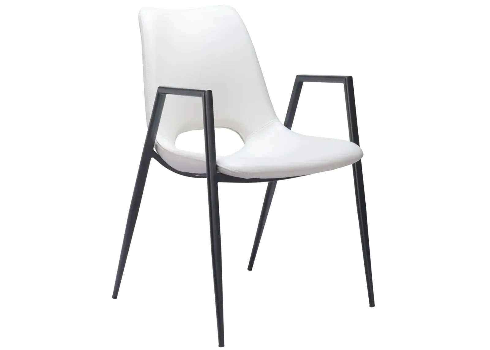 Desi Dining Chair (Set of 2) White