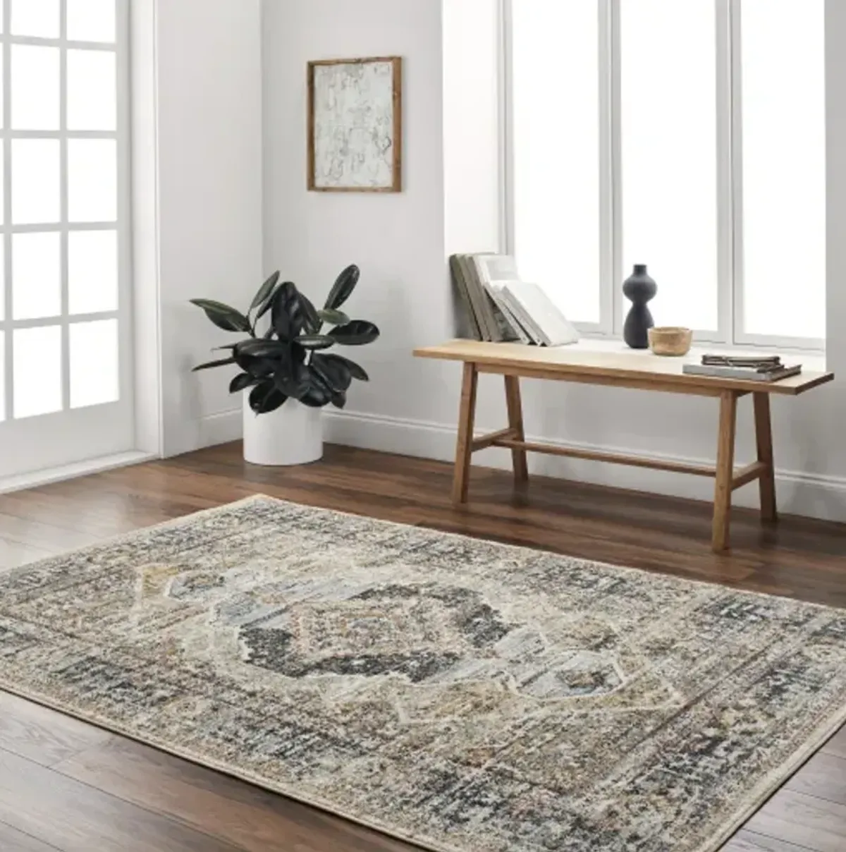 Beckham BCM-2304 7'10" x 10'2" Machine Woven Rug