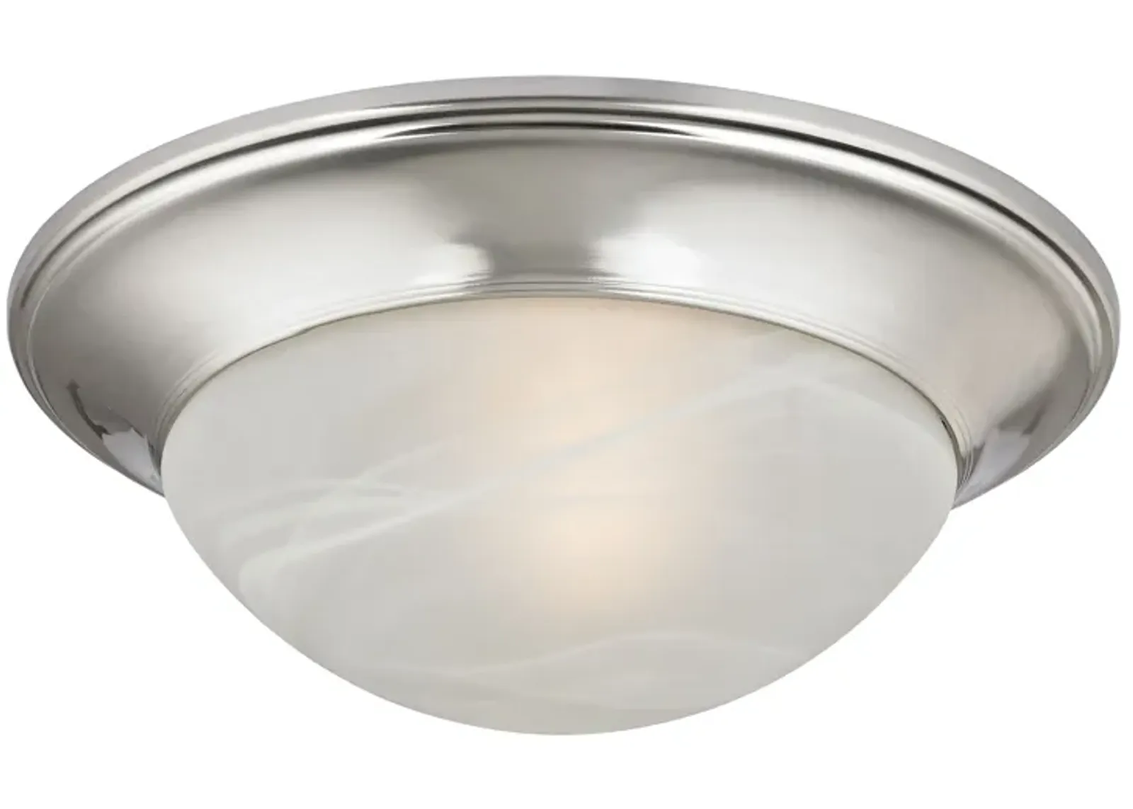 Flushmounts 12'' Wide 1-Light Flush Mount - Brushed Nickel