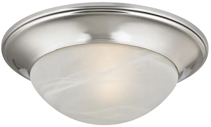 Flushmounts 12'' Wide 1-Light Flush Mount - Brushed Nickel