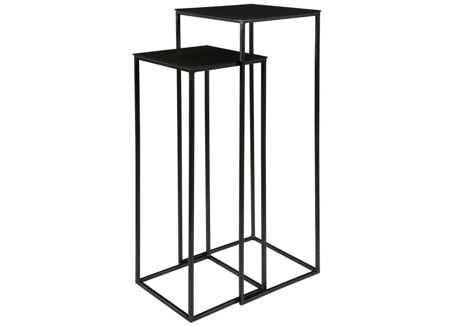 Coreene Nesting Pedestal Tables, S/2