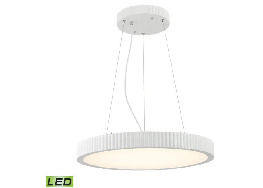 Digby 22" Wide Integrated LED Chandelier - Matte White