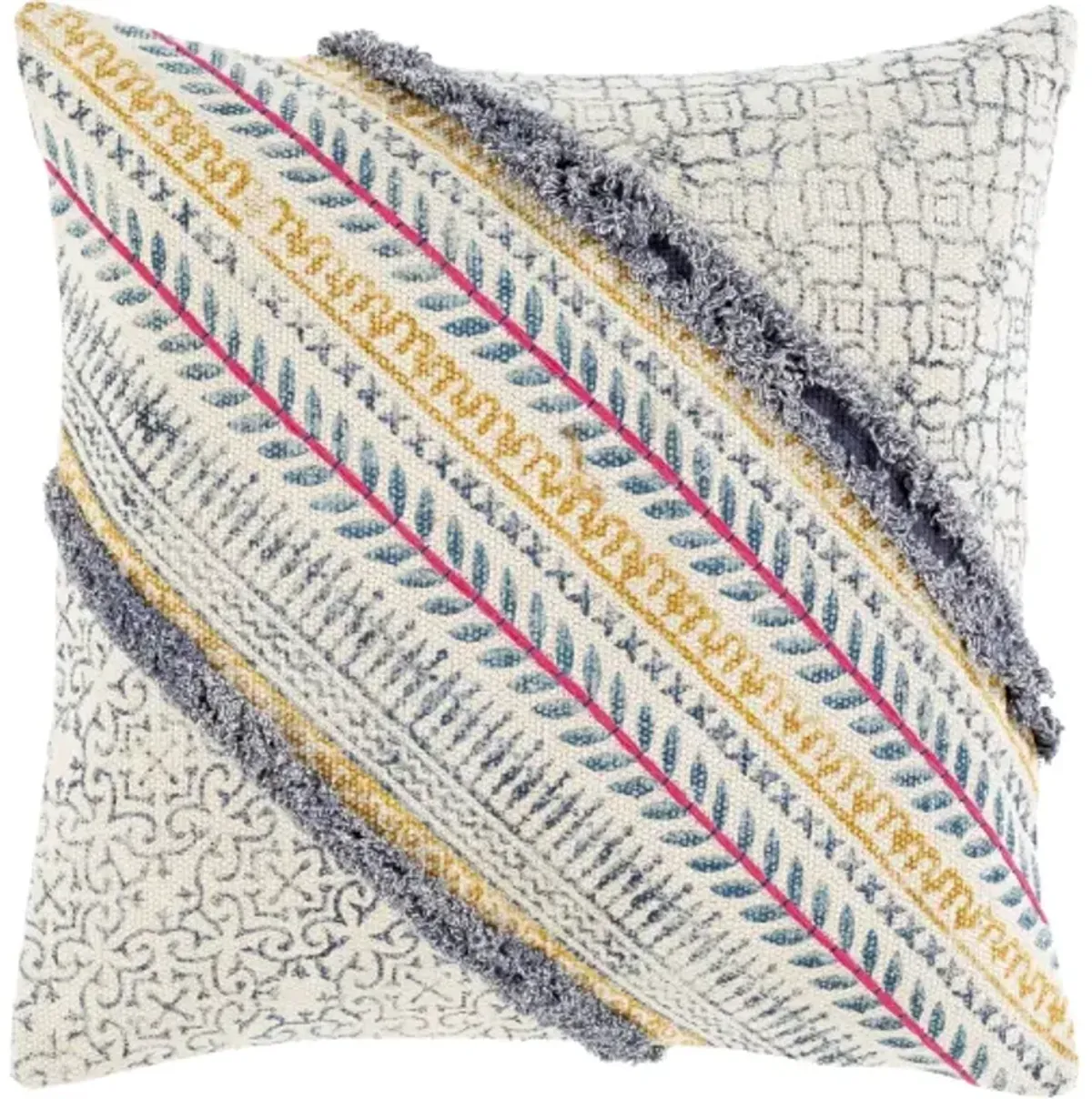 Raja 22"H x 22"W Pillow Cover