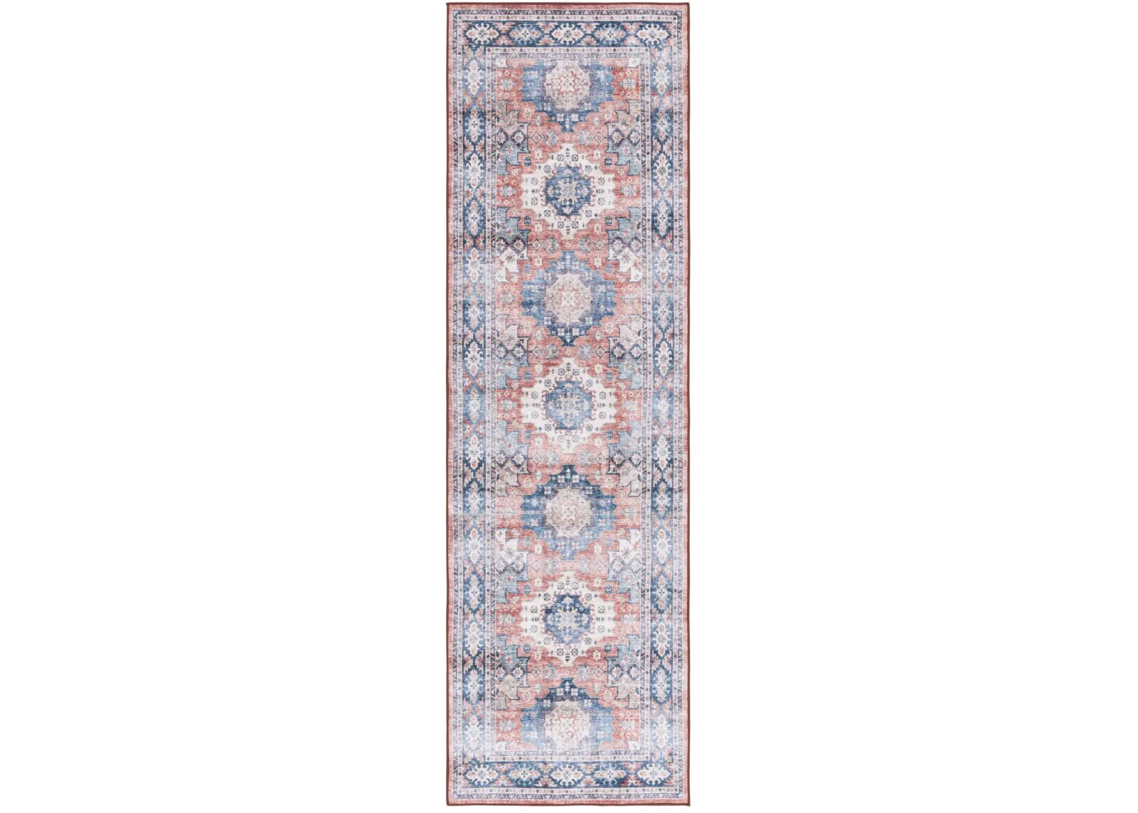 ARIZONA 512 BLUE  2'-6' x 8' Runner Rug