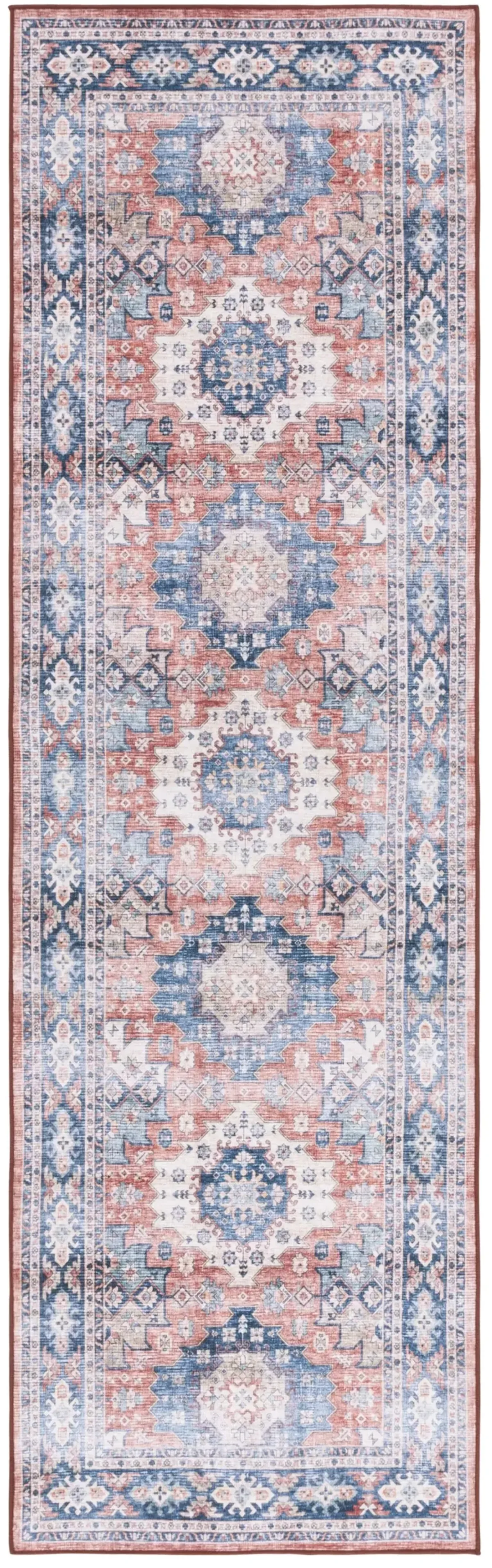 ARIZONA 512 BLUE  2'-6' x 8' Runner Rug