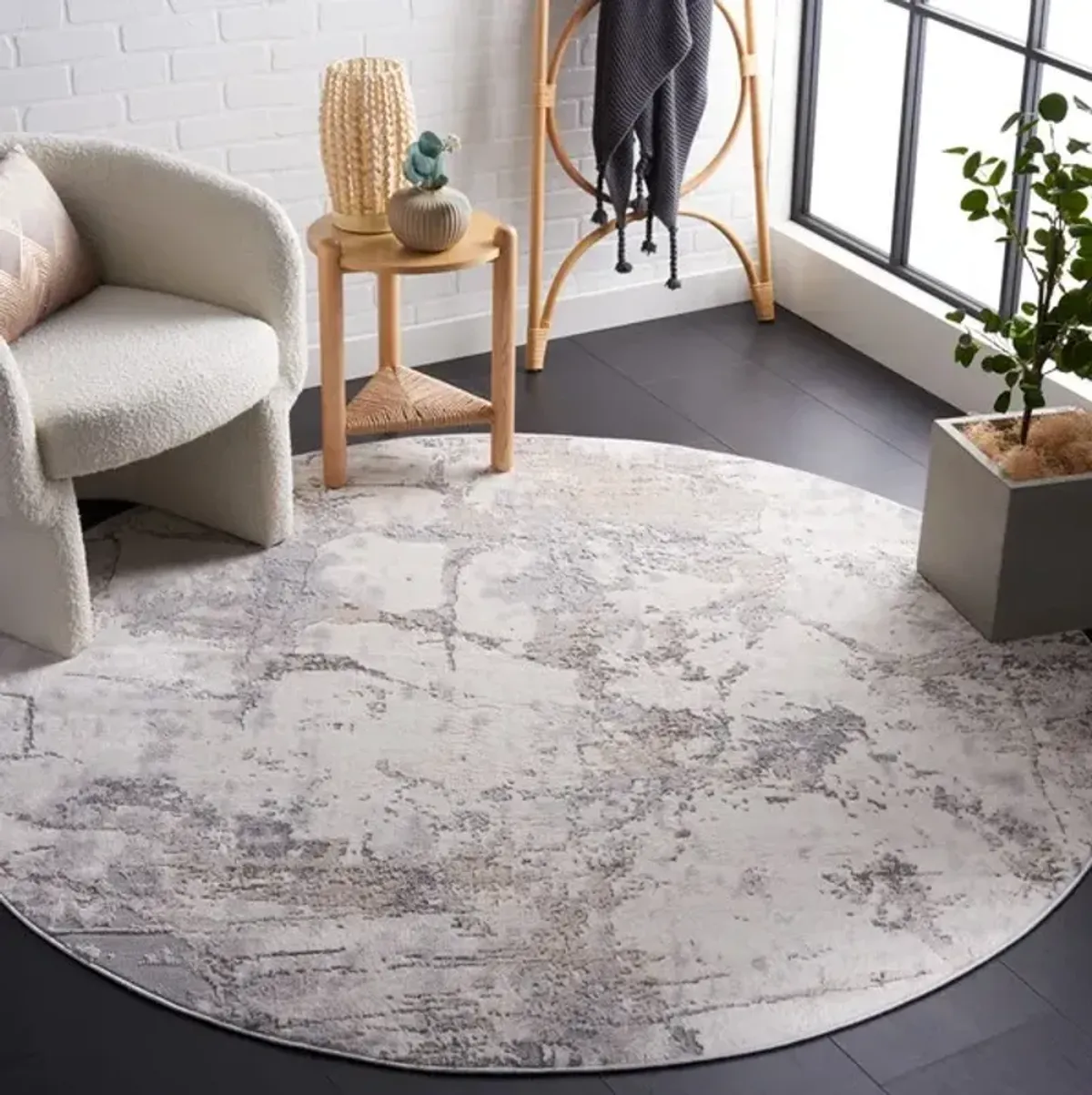 ETERNAL 218 6'-7' X 6'-7' Round Round Rug