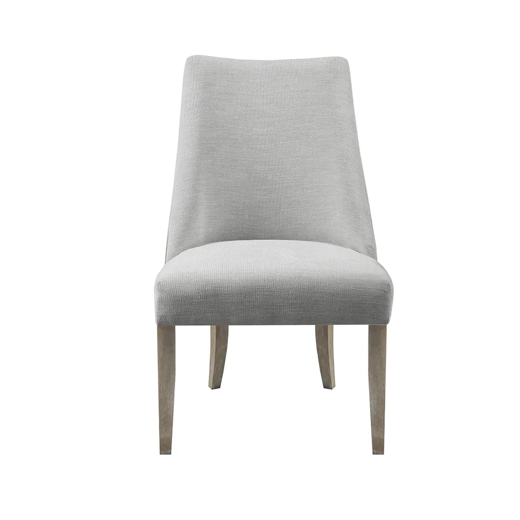 Martha Stewart Winfield Light Grey Upholstered Dining chair Set of 2