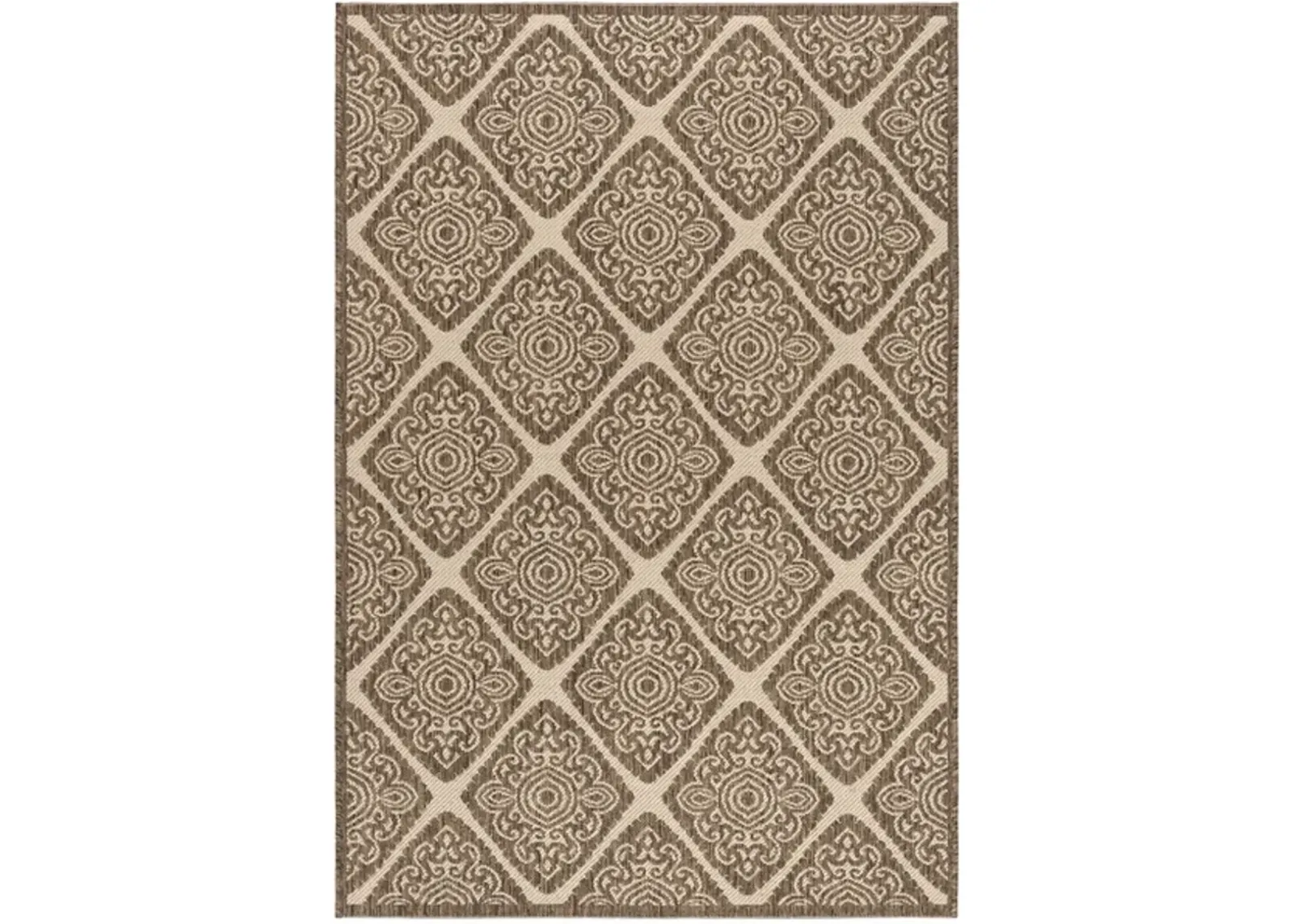 BEACH HOUSE Collection BHS132C-8 Cream / Beige 8' X 10'