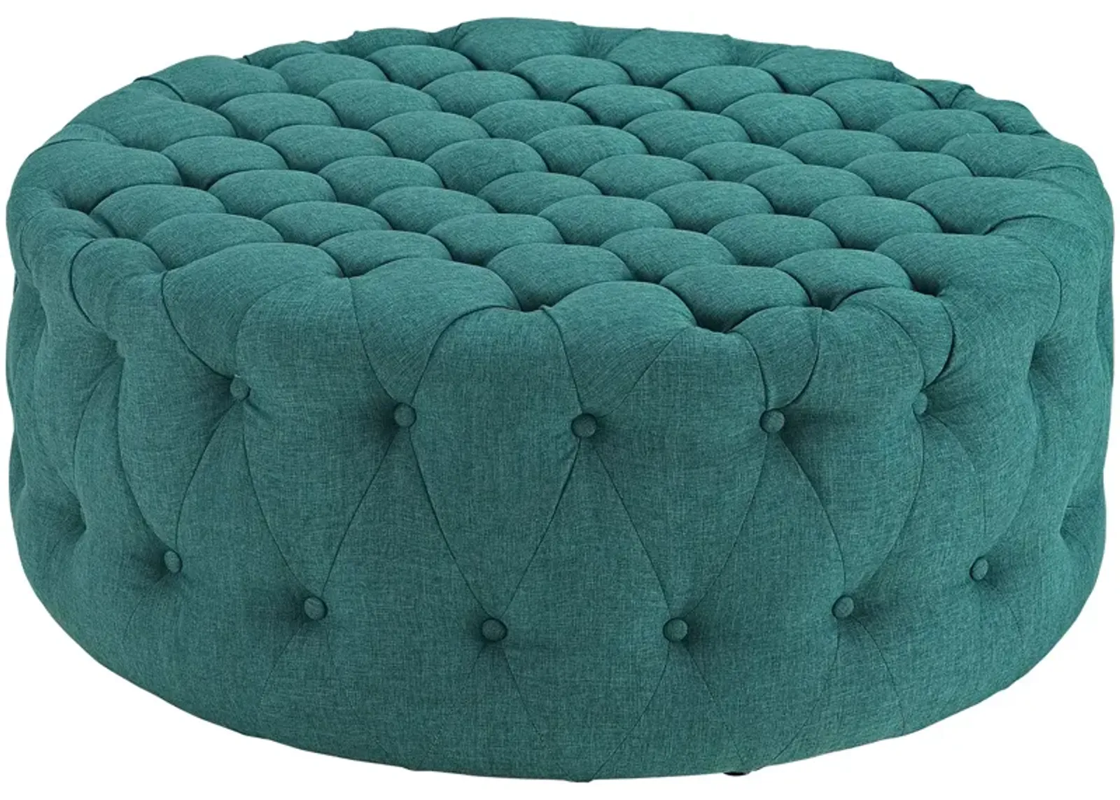 Amour Upholstered Fabric Ottoman