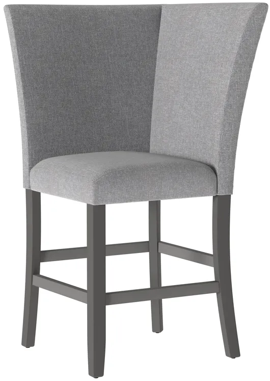 Seneca Upholstered Corner Barstool With Back