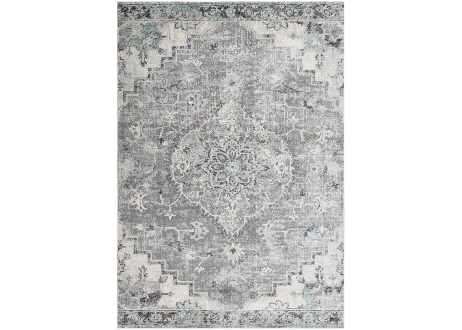 Odyssey M. Gray  Polypropylene 5'2"x7'6" Rectangle Rug