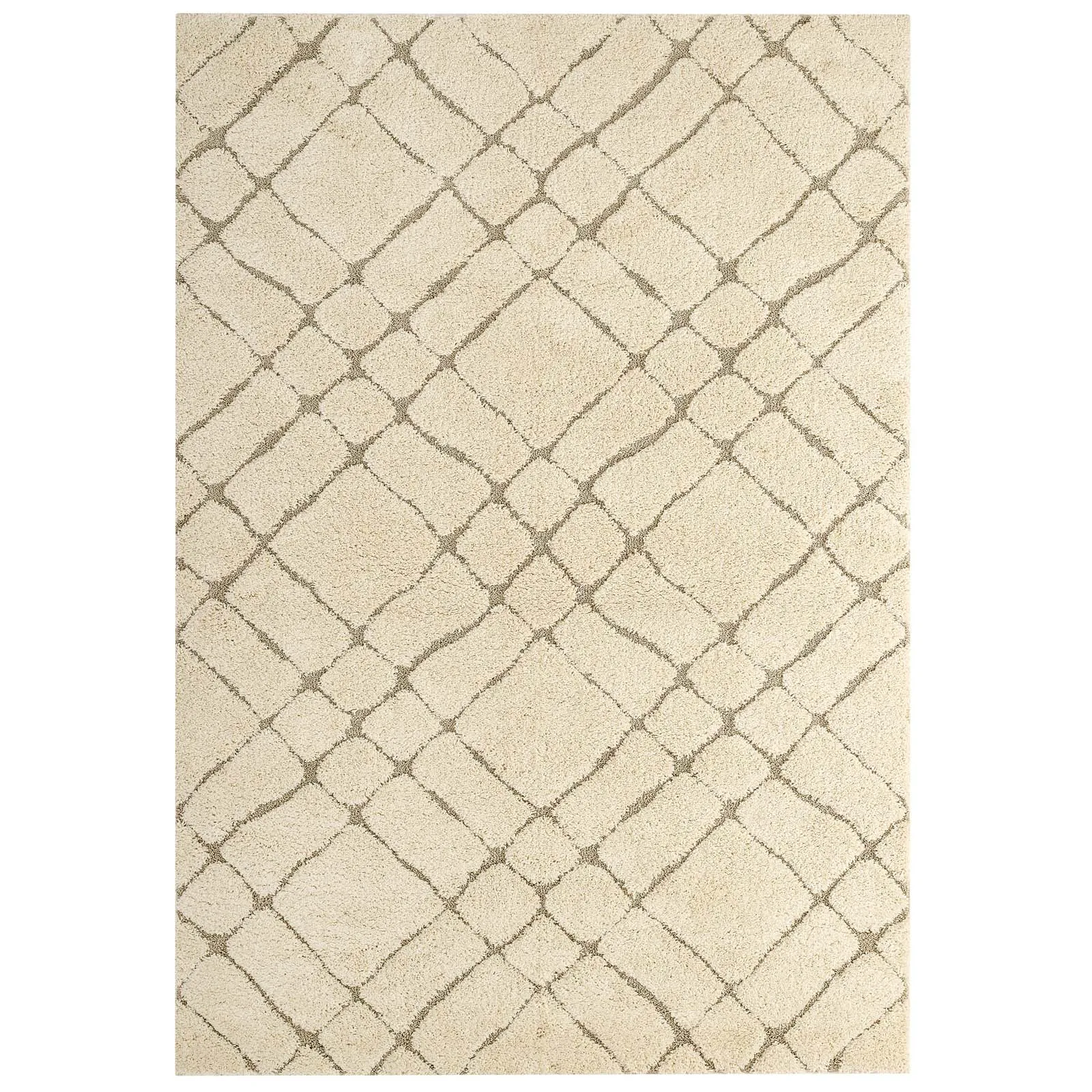 Jubilant Verona Abstract Geometric 5x8 Shag Area Rug