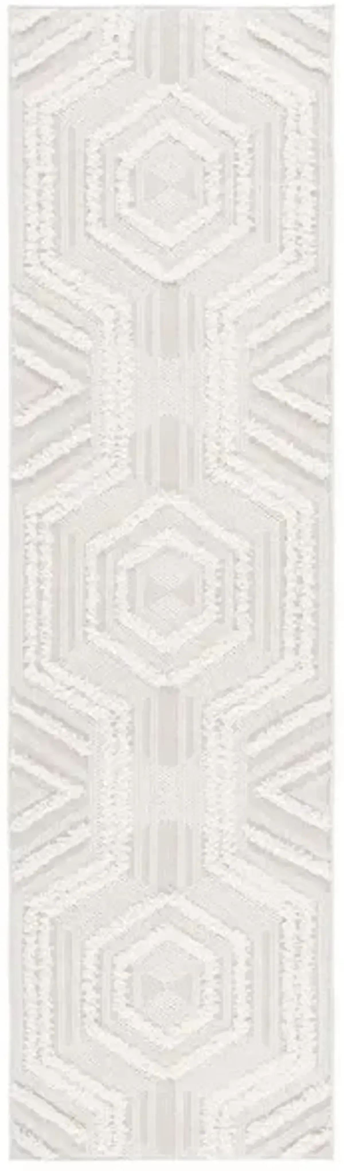 TRENDS 114 Beige 2'-2' X 9' Runner Rug