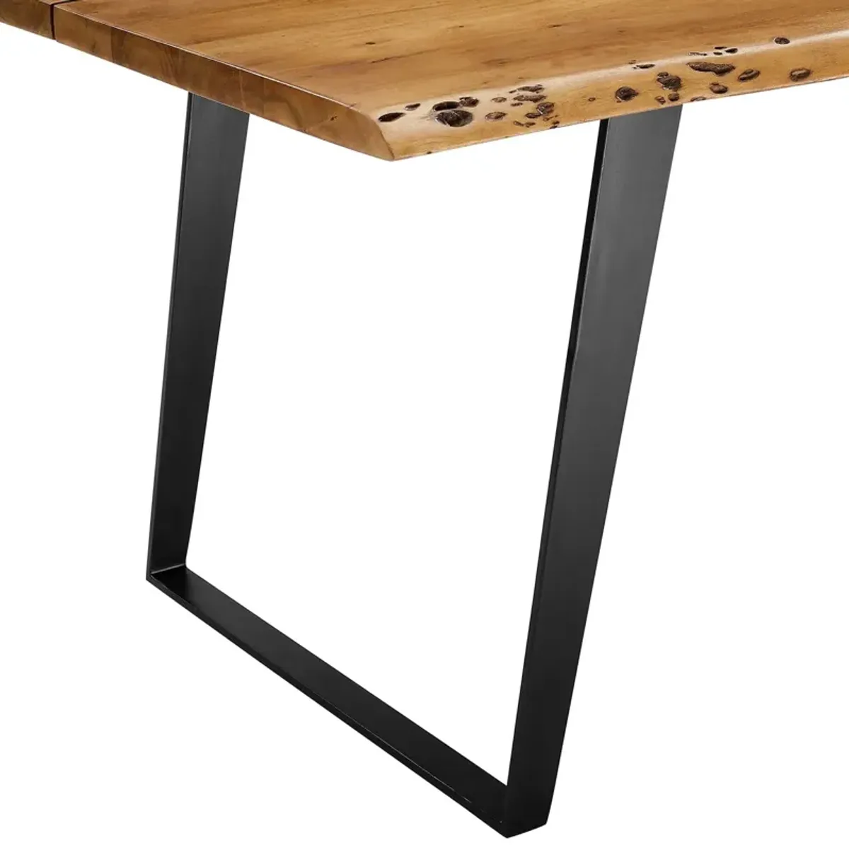 Viggo 96" Live Edge Acacia Wood Acacia Wood Dining Table