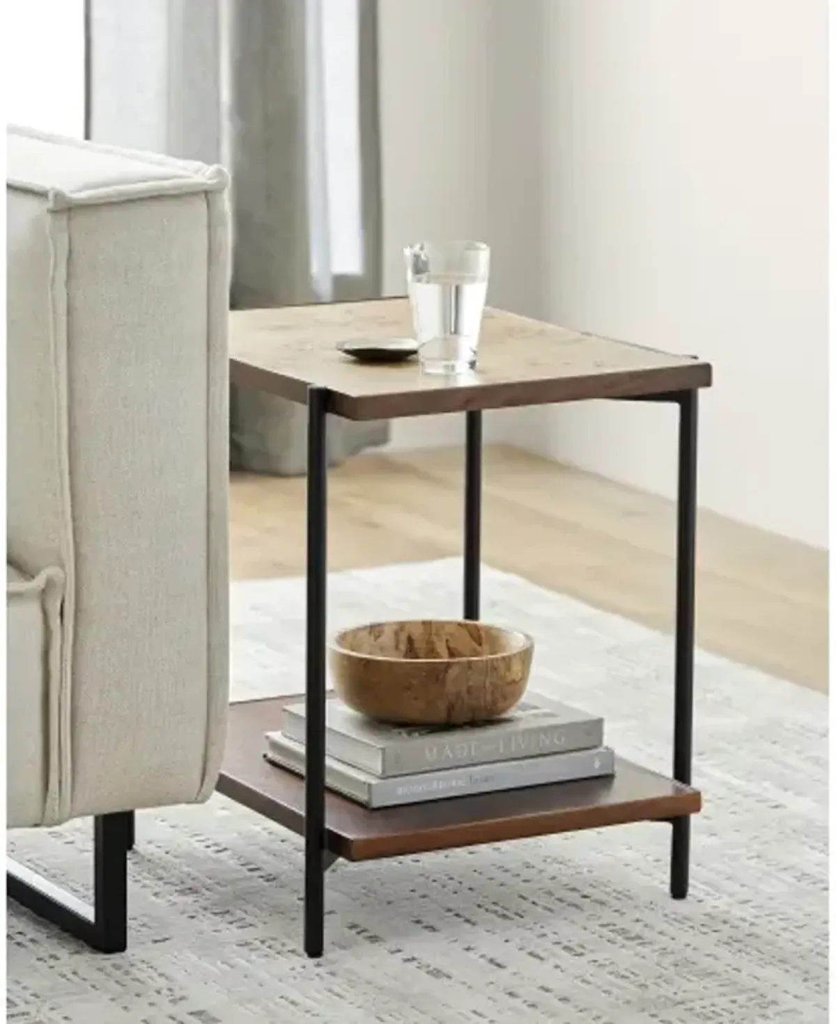 Judith JDI-003 22"H x 22"W x 16"D End Table