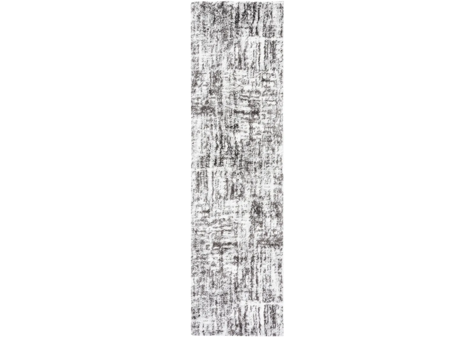 BERBER SHAG 569 GREY  2'-3' x 10' Runner Rug