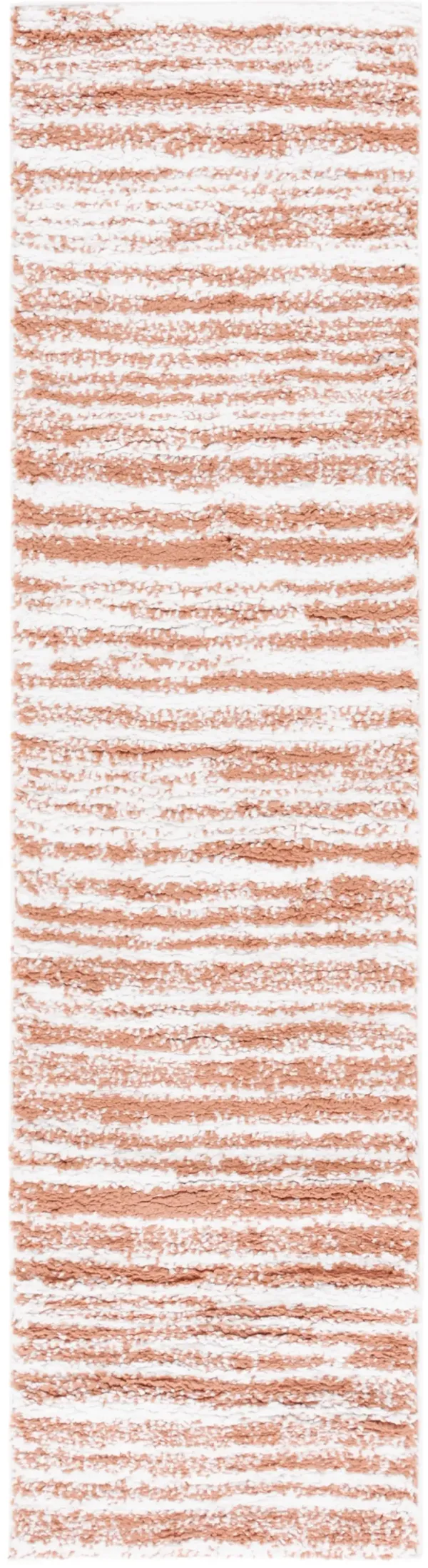 RUMI SHAG 110 RUST  2'-2' x 8' Runner Rug