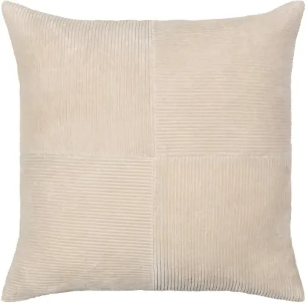 Corduroy Quarters 20"H x 20"W Pillow Kit