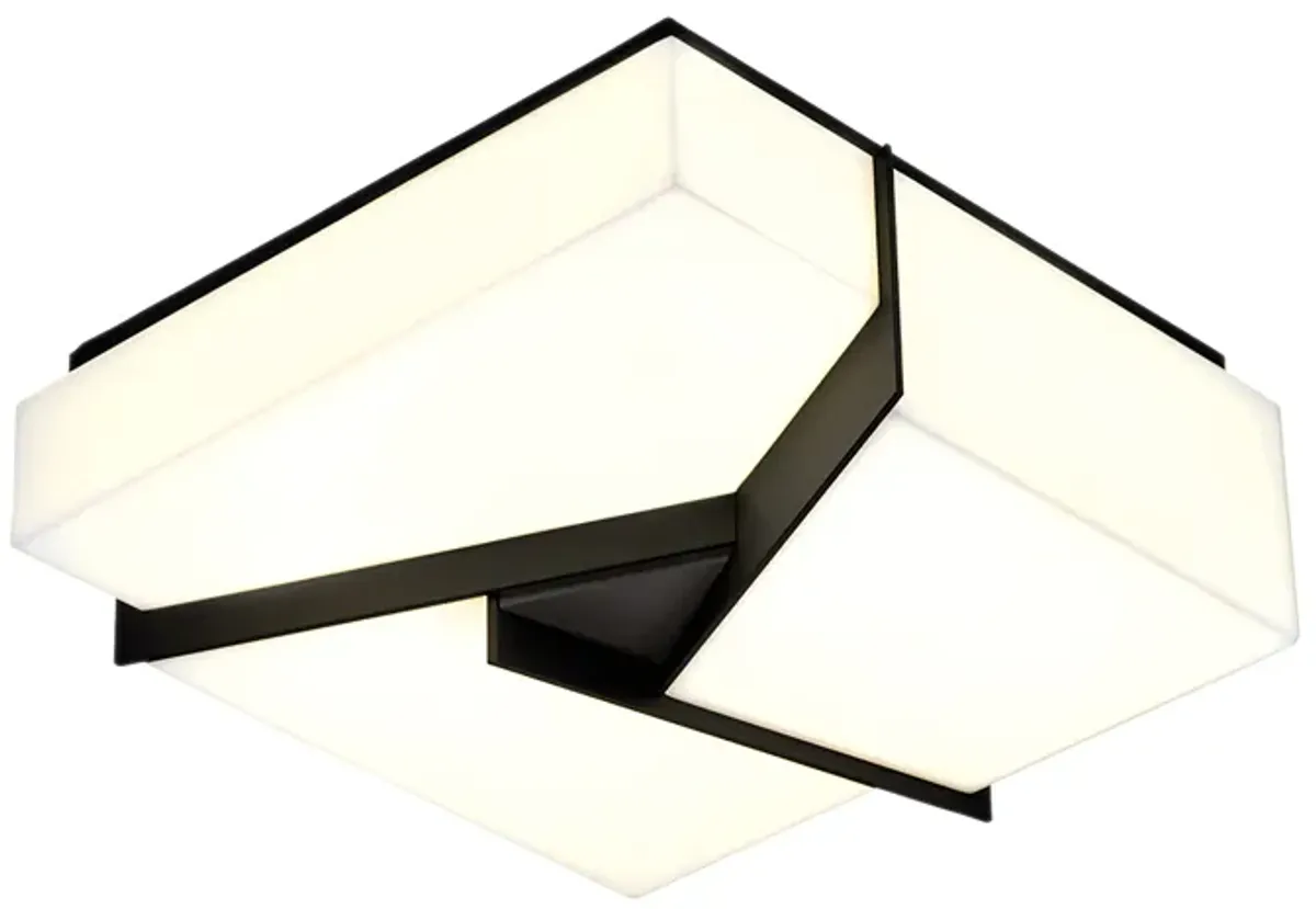 Candeau Flush Mount Light - Matte Black