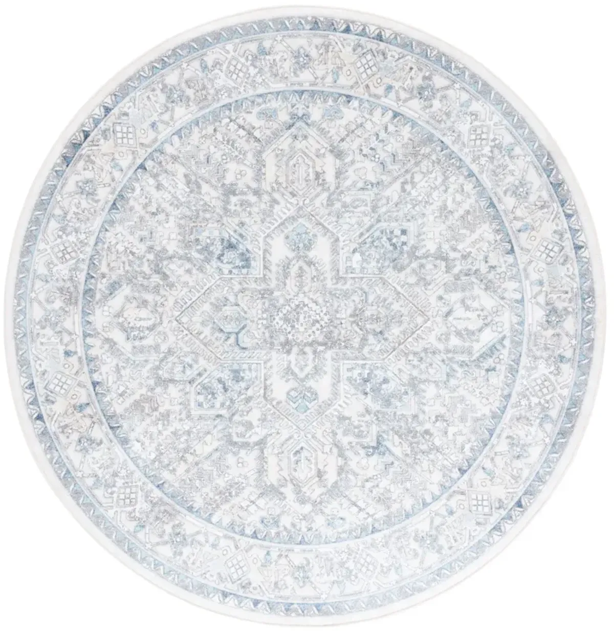 ORLANDO 770 IVORY  6'-7' x 6'-7' Round Round Rug