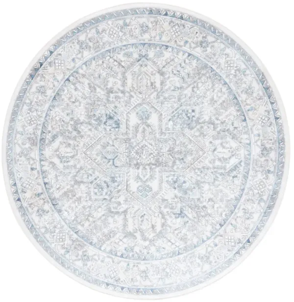 ORLANDO 770 IVORY  6'-7' x 6'-7' Round Round Rug