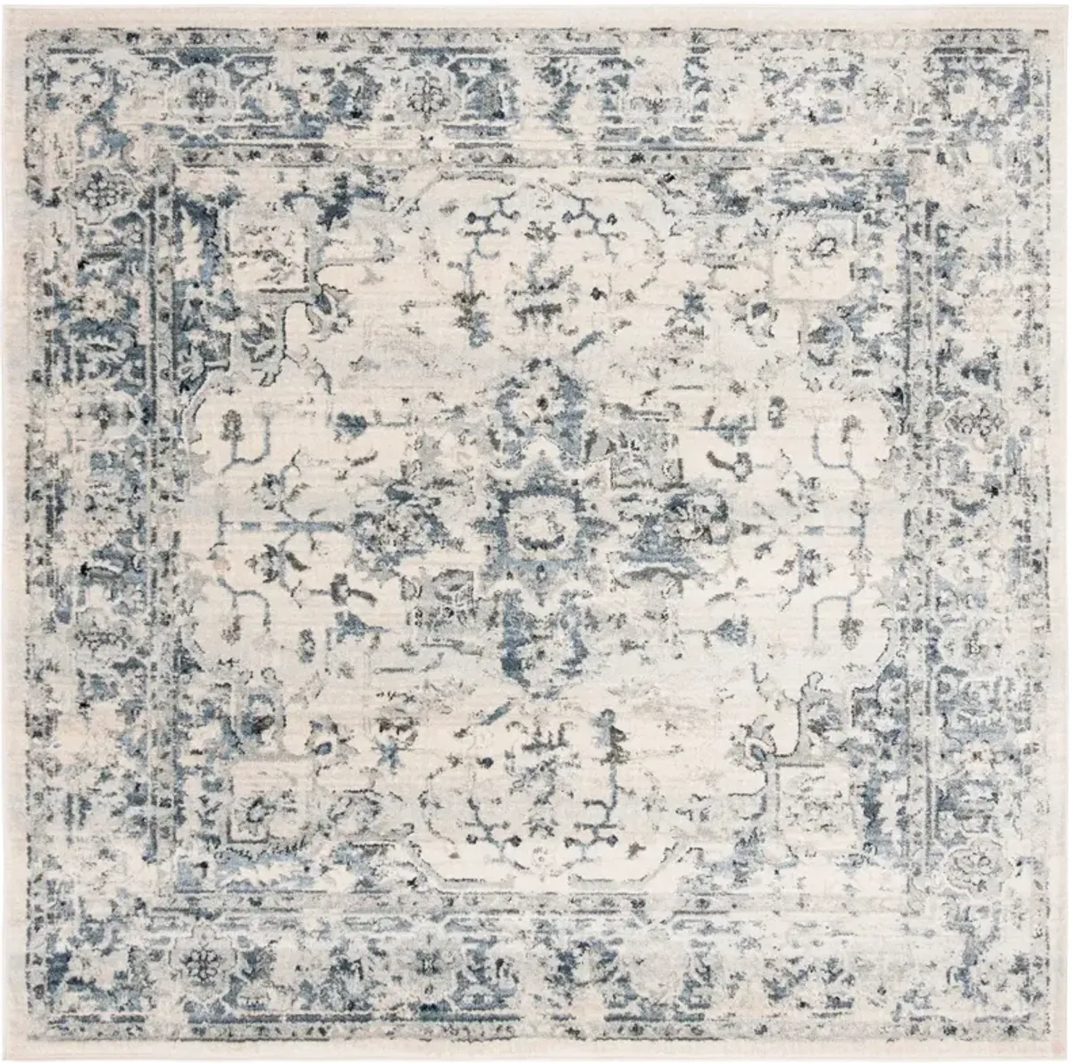 CHARLESTON 411 IVORY  10' x 10' Square Square Rug