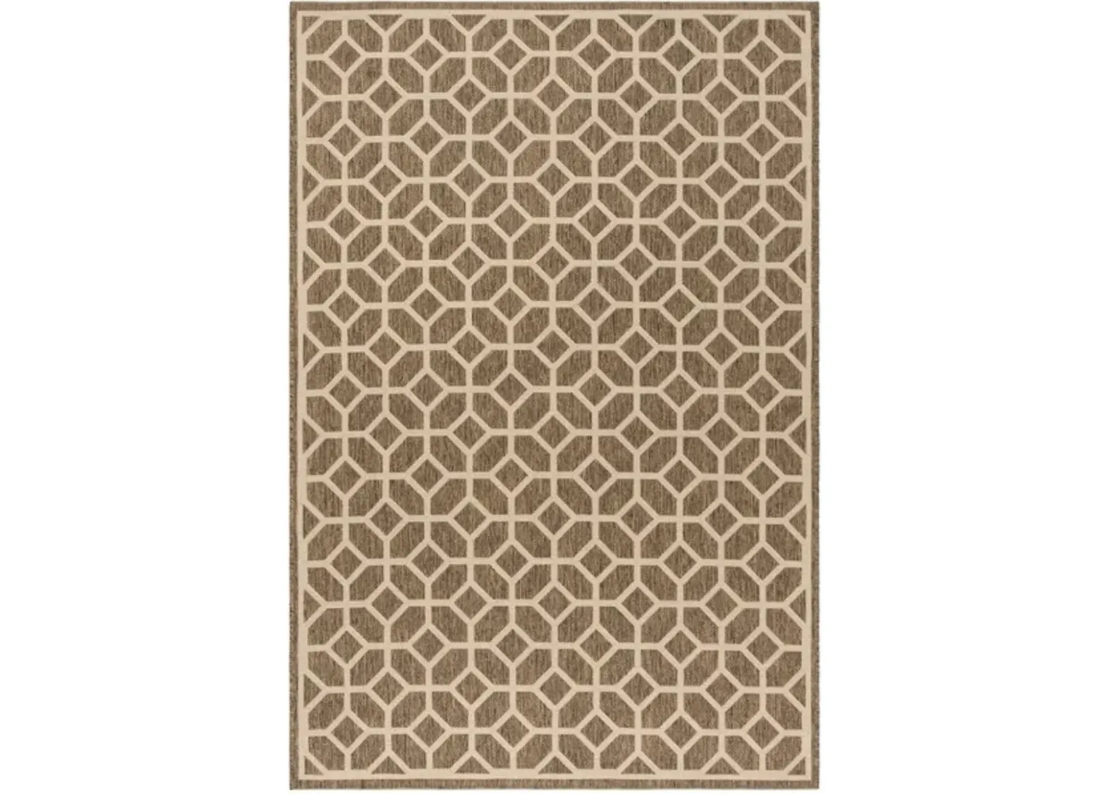 LINDEN 127 Collection LND127D-4 Beige / Cream 4' X 6'