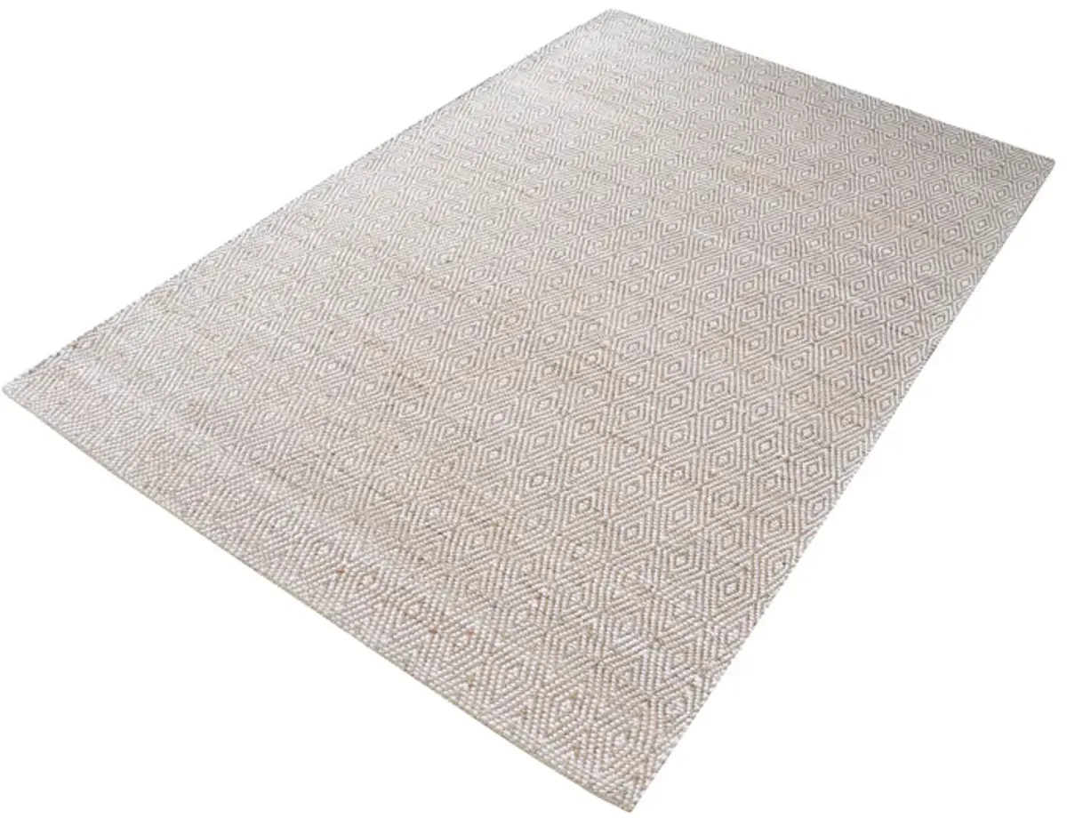 Elsie Handwoven Hemp and Cotton Rug