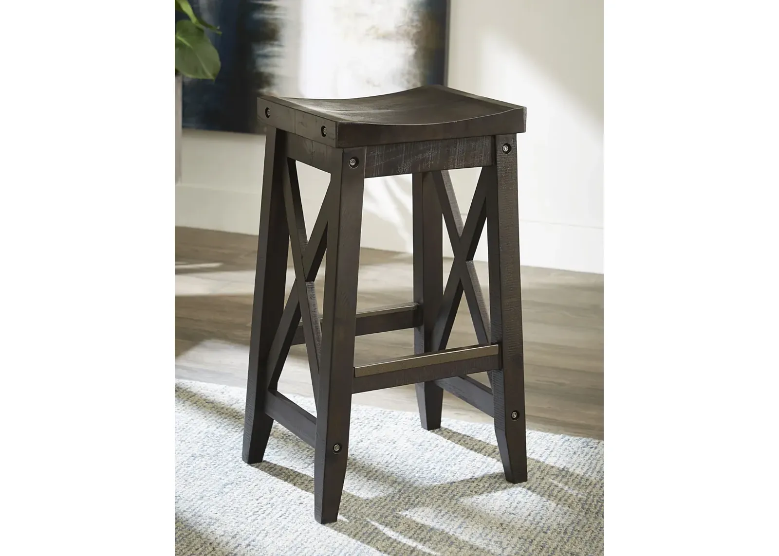 Yosemite Solid Wood Bar Stool in Cafe