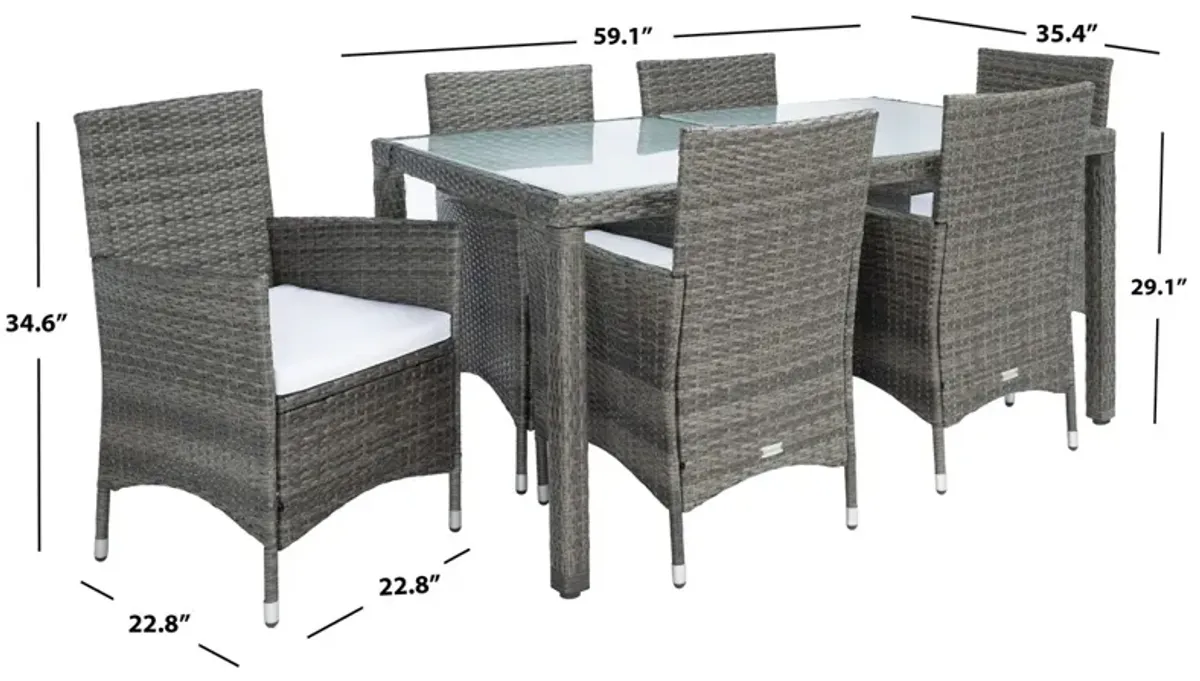 Jolin 7-Piece Outdoor Dining Set