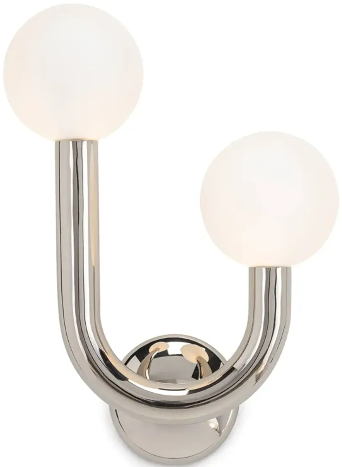 Happy Polished Nickel Right Sconce