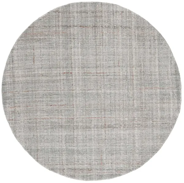 ABSTRACT Hand Tufted 6' x 6' Round area rug