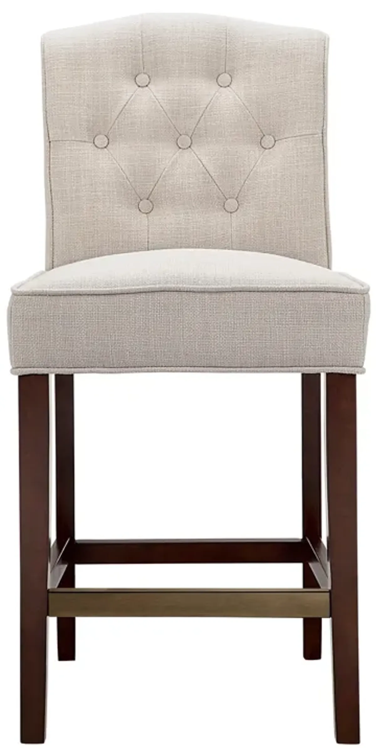 Madison Park Marian Tan Tufted Counter Stool